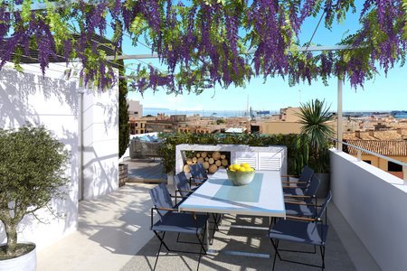 Ático exclusivo con piscina propia en Santa Catalina